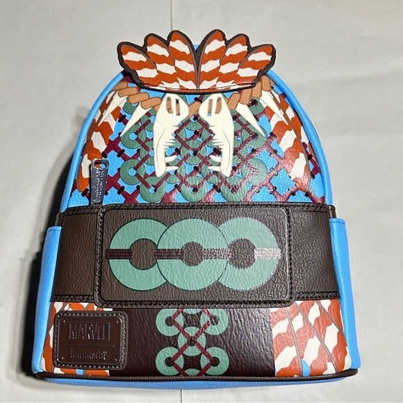 Disney Wakanda Forever Blue and Brown Backpack